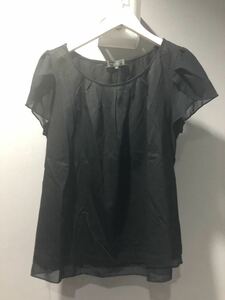  unused ultimate beautiful goods long sleeve UNTITLED Untitled short sleeves tops black black blouse reti