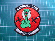 米空軍　ハワイ州空軍　総縫いパッチ_画像1