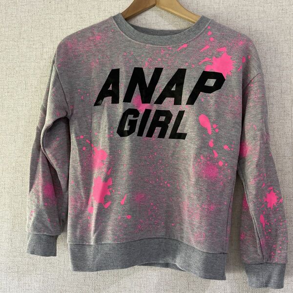 ANAP GIRL トレーナー S（140〜150）