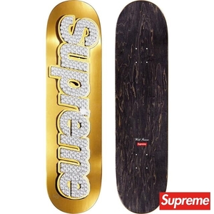 22SS Supreme Bling Box Logo Skateboard Gold 金 スケートボード デッキ Deck Bring シュプリーム 新品 ゴールド 