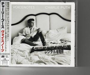 国内盤 Charlie Puth [VOICENOTES] チャーリープース