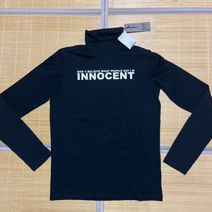 新品未使用　国内正規品　クリス期　Dior Homme タートルネック　INNOCENT ロンt tee 黒　ブラック　M 