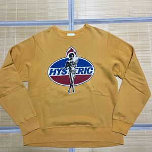 激レア　初期　HYSTERIC GLAMOUR ヒステリックグラマー　アーカイブ　GIRL スウェット　パーカー　yellow FREE 元ネタ