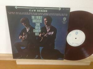 テスト盤 赤盤 LP エヴァリー ブラザース カントリーヒットを唄う BP-7020 THE EVERLY BROTHERS SING GREAT COUNTRY HITS ブラザーズ promo