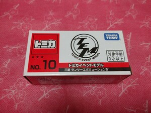 ☆トミカ☆イベントモデル☆NO.10 ランサーエボリューション Ⅳ・専用ケース付き☆