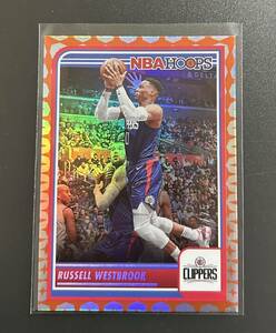 最新 2023-24 Hoops NBA Russell Westbrook Clippers 75枚限定 Gravity Parallel #129 27/75