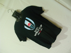 ssy7582 ■ RUGBY WORLD CUP JAPAN 2019 日本 ■ 半袖 Tシャツ プリント クルーネック ラグビー Mサイズ