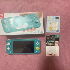 Nintendo Switch Lite ターコイズ　microSDXC128GB