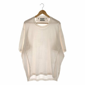 TAAKK / ターク | 2020AW | BASIC T-SHIRTS パネル切替 ベーシック Tシャツ | 2 | アイボリー | メンズ