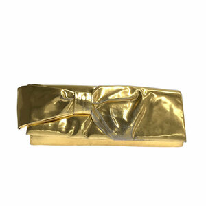 Christian Louboutin / Christian Louboutin | ribbon clutch bag | Gold | lady's 