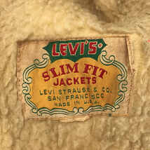 Levi's / リーバイス | 60s ヴィンテージ SLIM FIT JACKETS BigE 白タブ スエード ボア ランチジャケット | マスタード | メンズ_画像5