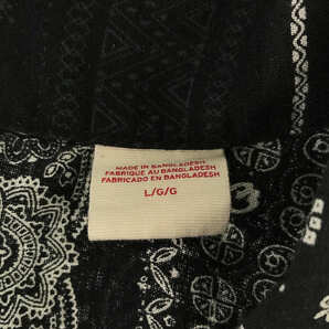 Levi's / リーバイス | Cubano Relaxed Shirt / ペイズリー バンダナ 総柄 オープンカラーシャツ | L | ブラック | メンズの画像6