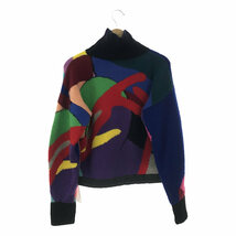 sacai / サカイ | × KAWS / カウズ Jacquard Knit Pullover / ドローストリング ジャガード ニット プルオーバー | 1 | マルチカラー_画像4