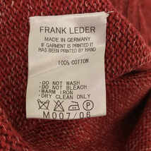 FRANK LEDER / フランクリーダー | MACHINE KNITTED ROUND NECK コットン ラウンドネック ニット | レッド | メンズ_画像6