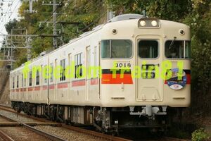 鉄道写真 03552:山陽3000系3016F 普通東須磨 明石姫路間開業100周年HM