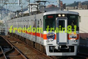 鉄道写真 03559:山陽5000系5018F 直通特急阪神大阪梅田 明石姫路間開業100周年HM