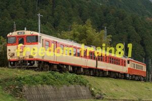 鉄道写真 04265:キハ4740系急行色 みまさかスローライフ