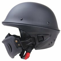 多機能ヘルメットバイクヘルメット フルフェイス ジェットヘルメット DOT 規格品 S-XXL 2色 組立式顎部分着脱できる L_画像1