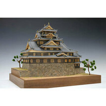 ウッディジョー 1/150 木製模型 岡山城 木製組立キット_画像3