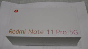 Xiaomi Redmi Note 11 Pro 5G SIMフリー グラファイトグレー