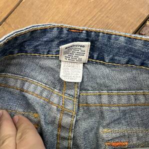 TRUE RELIGION / トゥルーレリジョン ベルボトム ブーツカットデニム ダメージ加工 レディース W26 MADE IN USA USED の画像8