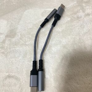 【2個セット】イヤホンジャックUSB-Cオーディオアダプタ ヘッドホンアダプター