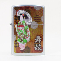 ジッポー オイルライター USA Zippo 和柄シリーズ 舞妓 SP-KE/送料無料_画像2