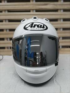 【中古】アライ(Arai) バイクヘルメット フルフェイス RX-7X 白 57-58cm 2015製造