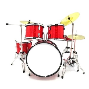  miniature drum set red. Mini musical instruments 