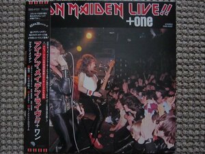 ★アイアン・メイデン IRON MAIDEN/アイアン・メイデン・ライヴ!!＋ワン IRON MAIDEN LIVE!! + ONE 初回帯EP ワンオーナー品 極美盤★