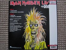 ★アイアン・メイデン IRON MAIDEN/アイアン・メイデン・ライヴ!!＋ワン IRON MAIDEN LIVE!! + ONE 初回帯EP ワンオーナー品 極美盤★_画像2