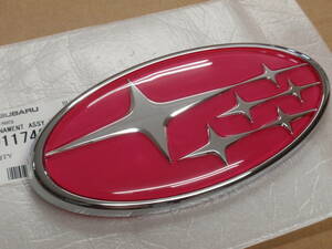 [ rear ] Subaru Six binary stars emblem [ Cherry red painting ]VM Levorg for *6 ream star emblem 1