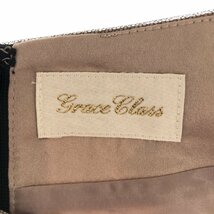 GRACECLASS グレースクラス レース 総刺繍 ノースリーブ ワンピース スカート ドレス アパレル レディース サイズ38_画像4