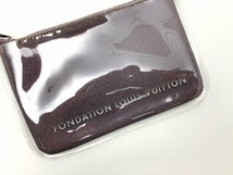 LOUIS VUITTON ルイヴィトン FONDATION フォンダシオン 美術館 限定 ポーチ 小物入れ ※ポスト投稿でのご発送になります。_画像4