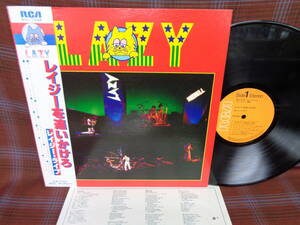 L#3944◆帯付LP◆ レイジーを追いかけろ LAZY 影山ヒロノブ 高崎晃 洋楽カバー 和モノ RVL-7048