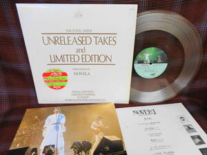 L#3963◆帯付12inch◆ ノヴェラ Exciting Mini B2ポスター付 半透明レコード ピクチャーレーベル 和モノ プログレ NOVELA K20P-491