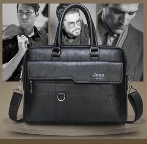 定価17800円 ビジネスバッグ ブリーフケース ショルダーバッグ 大容量 トートバッグ 高品質 ブラック かばん 鞄