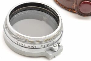 Leica NeW York Filter ライカ ニューヨーク フィルター 革ケース E.Leitz ライツ Leitz Wetzlar ドイツ製 Germany