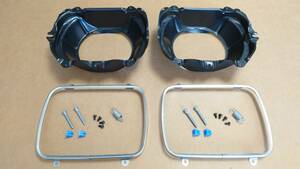 生産中止品・新品・AE86トレノ・リトラクタブルライト用ブラケット左右・リトラ・ヘッドライトリング・光軸部品セット・純正・LED