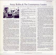 A00571841/LP/ソニー・ロリンズ「Sonny Rollins And The Contemporary Leaders (1975年・LAX-3021・バップ)」_画像2