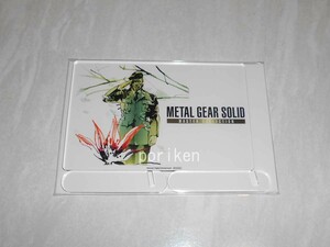 ●メタルギアソリッド マスターコレクション Vol.1/ブックオフ特典アクリルボード/検:PS5 Switch METAL GEAR SOLID MGS 2 3 コナミ KONAMI