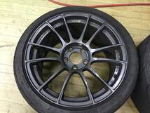 SSR GTX04 PCD114.3-5穴 9.5J+40 ナンカン NS-2R 255/35R18 4本 中古 車高短クラウン マークX カムリ スカイライン_画像5