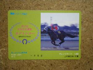 I533・8911　カブトシロー 競馬 オレンジカード