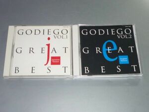 CD ゴダイゴ GREAT BEST VOL.1 & 2 ベスト盤 2枚セット GODIEGO