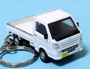 ★☆SUZUKI CARRY☆スズキ キャリイ☆軽トラ☆ホワイト☆ミニカー☆キーホルダー・アクセサリー☆★