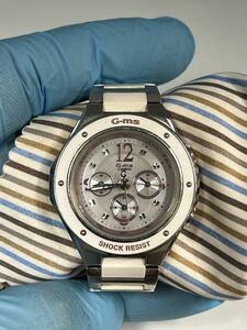 CASIO G-ms 電波ソーラー　レディース腕時計　MSA-7100CJ