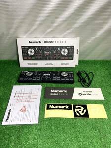 Numark ポータブル 小型 DJコントローラー 密閉型ヘッドホン セット DJ2GO2 Touch & HF175 Y5