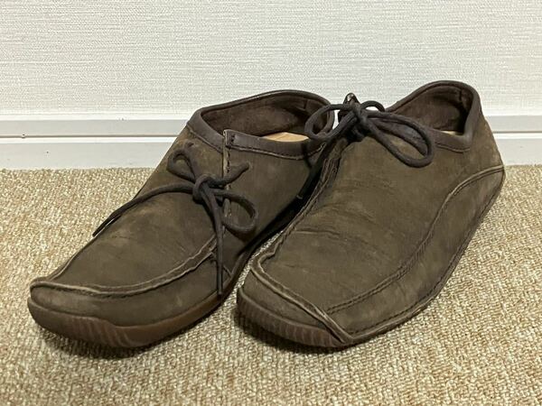 G358☆送料無料☆美品 Clarks/クラークス『0504500629 サイズ UK5D(24.0CM)』ワラビーブーツ レディース BRN MADE IN VIETNAM 