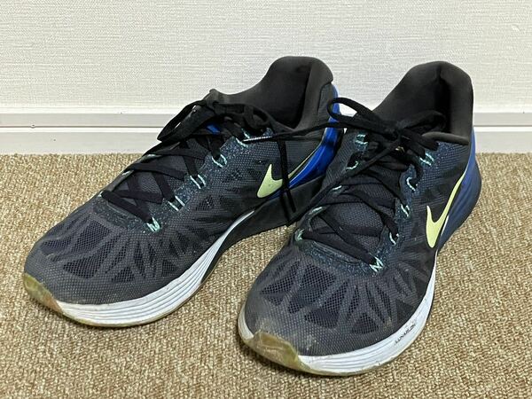 G372☆送料無料☆美品 NIKE/ナイキ『654433-004』サイズ 26.5cm Lunarglide 6/ルナグライド スニーカー ランニングシューズ 中古