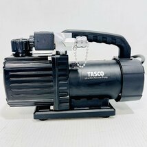 ★1円スタート 動画あり イチネン TASCO タスコ オイル逆流防止弁付 ウルトラミニ ツーステージ 真空ポンプ TA150SW 真空計 TA142BP_画像2